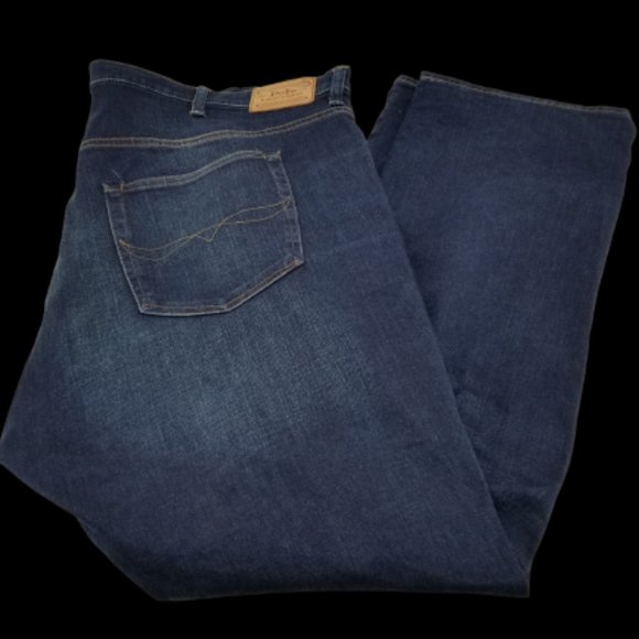 Ralph Lauren Polo Mens Hampton Relaxed Straight Dark Blue Jeans sz 46 B X 32 - Picture 1 of 8